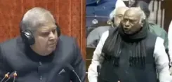 War of words between Kharge and Dhankhar in RS over no-trust motion (Ld)