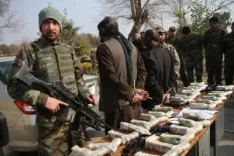 Weapon cache seized in Afghanistan's Uruzgan province