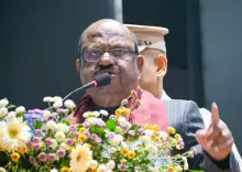 Did West Bengal Governor C.V. Ananda Bose Arrive in Hooghly for PM Modi's Singur Rally?