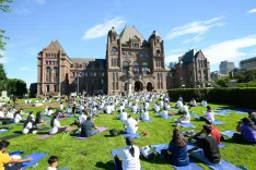 International Day of Yoga 2026: Western nations hold mass sessions at iconic venues