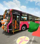 Jaipur smart electric bus locked 30 passengers after matchstick jammed SOS button