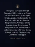 White House Calls on Congress to End Birthright Citizenship