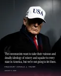 White House Declares: 'America Will Never Be a Communist Country'