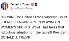 White House Declares 'Big Win' in Cryptic Post