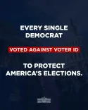 White House Hits Democrats Over Voter ID Vote