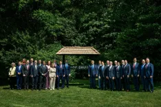 White House Holds Cabinet Meeting at Camp David