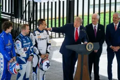 White House Hosts IndyCar Drivers Rosenqvist, Palou and Malukas