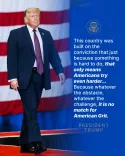 White House Invokes 'American Grit' in Patriotic Post