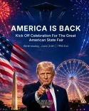 White House Marks 250 Years of US Independence With State Fair