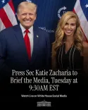 White House Names Katie Zacharia as New Press Secretary