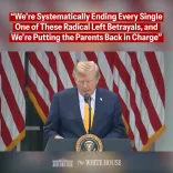 White House Says Trump Is Rebuilding America's 'Weaponized' Education System