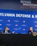 White House Shares Visual Post With US Flag and Camera
