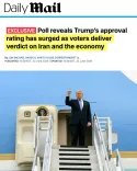 White House Touts Poll Showing Trump Approval Surge on Iran, Economy