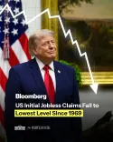 White House: US Jobless Claims Hit Lowest Since 1969
