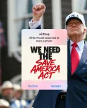 White House Uses AirDrop to Push Public Message