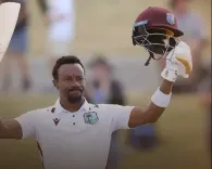How did Kavem Hodge's unbeaten century fuel the West Indies' comeback on Day 3 at Bay Oval?