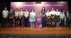  Women’s Cricket WC 2025 trophy tour ‘inspires’ cricketing dream in Mumbai