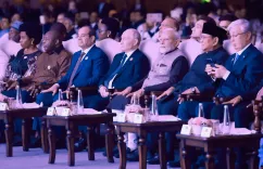 BRICS gala dinner: PM Modi hosts Putin, Sisi, world leaders at Bharat Mandapam