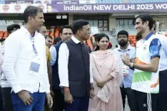 World Para-Athletics C'ships: Sports Minister Dr. Mandaviya, MoS Raksha Khadse review final preparations at JLN Stadium