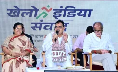 Rajasthan CM Bhajanlal Sharma champions youth power at Khelo India Samvad