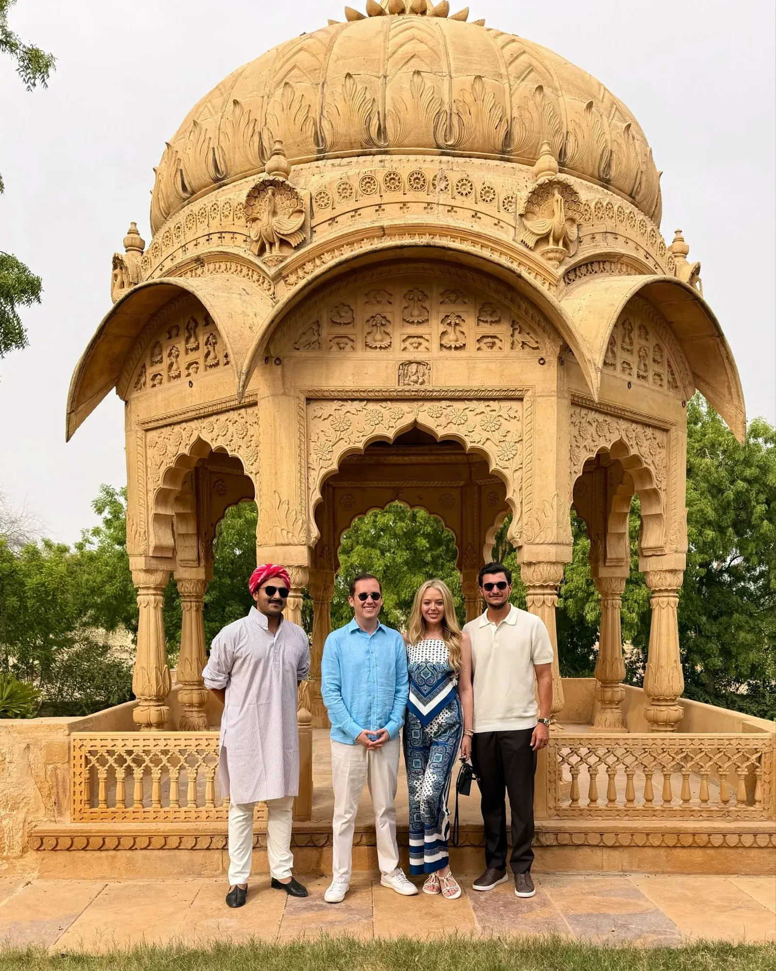 टिफनी ट्रंप ने जैसलमेर फोर्ट का दौरा किया, राजदूत सर्जियो गोर के साथ राजस्थान की तारीफ की