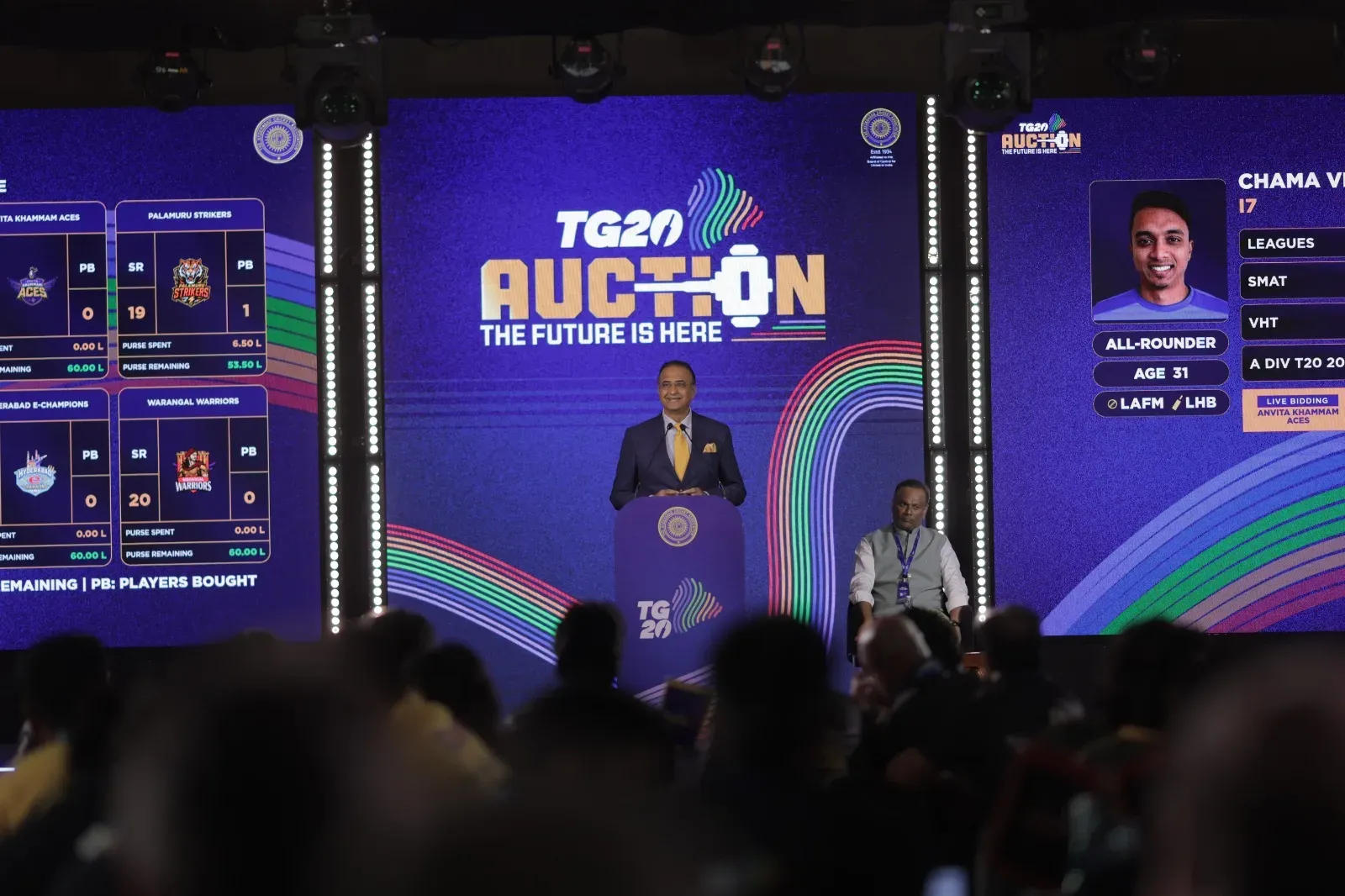 TG20 auction: Tilak Varma tops at ₹33 lakh, Siraj, Sahani among key buys