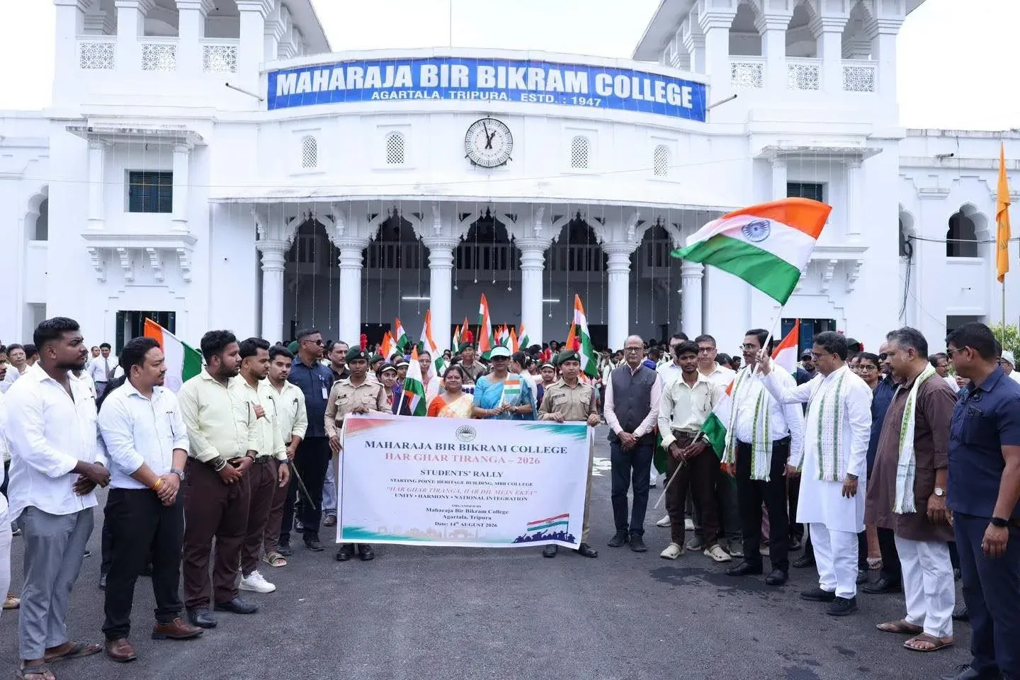 Tripura CM Manik Saha hails Tiranga as symbol of sovereignty at Har Ghar Tiranga Rally