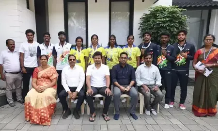 How Did TN Beach Volleyball Medalists Get Honored by Deputy CM Udhayanidhi Stalin?