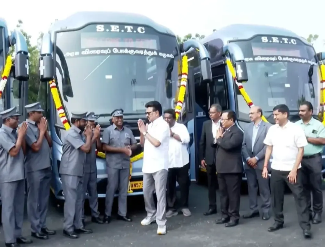 How is TN CM Enhancing Transport Services with 20 Luxury Buses?