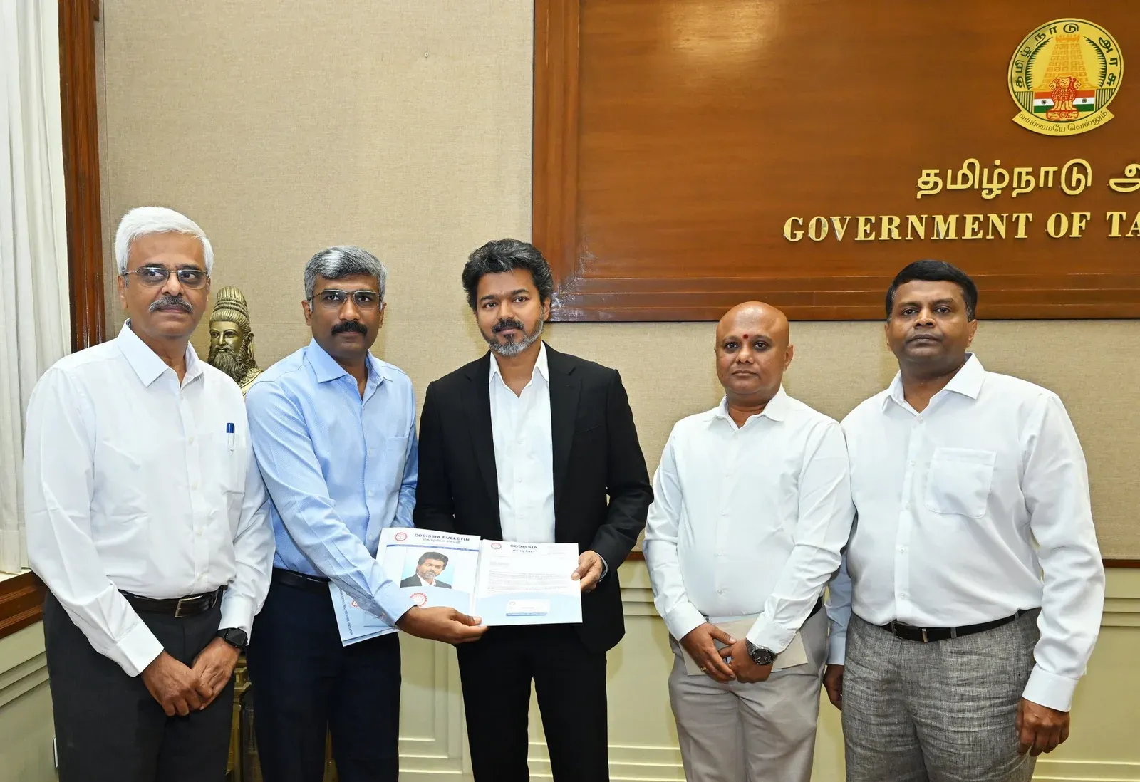 TN CMO: CM Joseph Vijay meets CODISSIA leaders at Secretariat