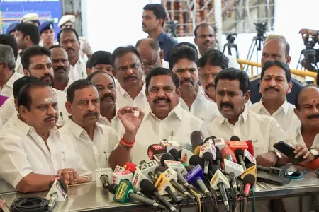 EPS calls Vijay's Veeramani arrest claim a 'blatant lie' at Madurantakam bypoll rally
