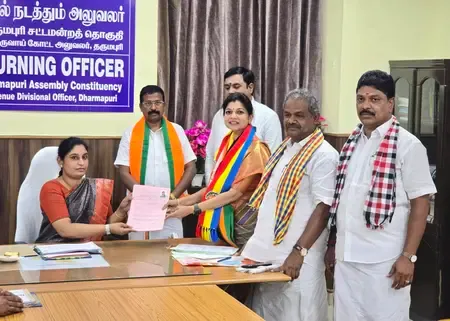 Sowmiya Anbumani, PMK Candidate, Declares ₹65.94 Crore Assets Ahead of TN Elections
