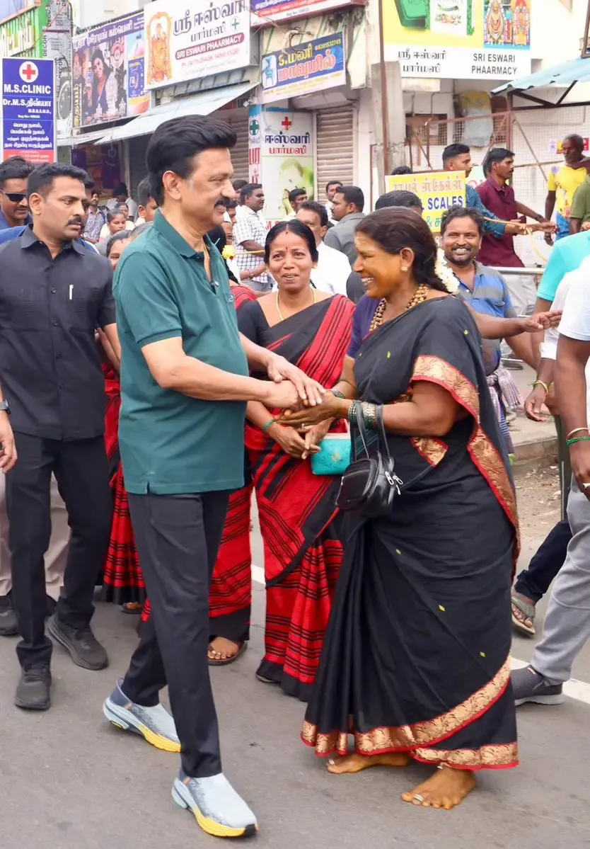 M. K. Stalin Kicks Off Fourth Phase of Election Campaign in Thanjavur