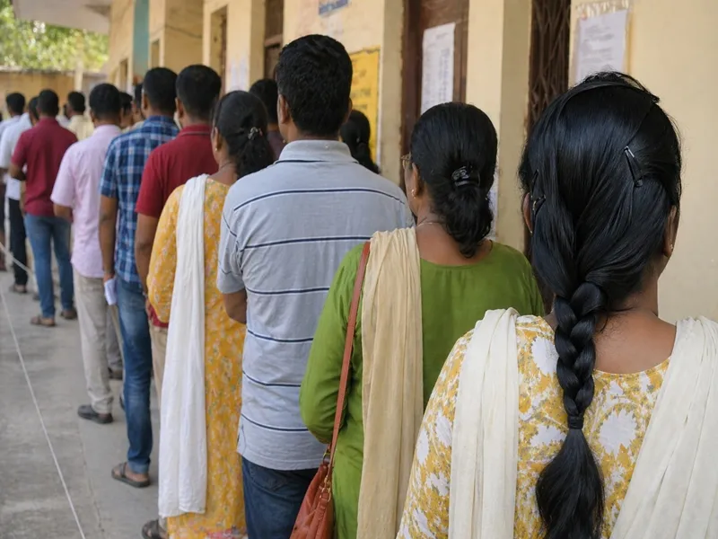 Tamil Nadu Polls: 70%25 Turnout by 3 PM, Cop Stabbed at Poompuhar Booth