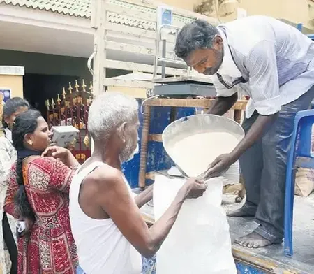 Has TN's doorstep PDS delivery reached 45% for elderly and disabled beneficiaries?