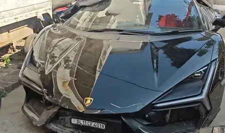 Who Was Driving the Lamborghini in Kanpur's High-Speed Crash?
