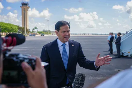 Rubio: Iran's Hormuz toll 'unacceptable', US troop review not punitive