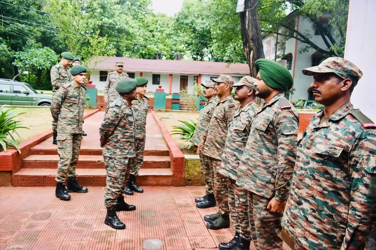 What Insights Did the Top Army Officer Gain from Reviewing Troops' Combat Training in Tripura?