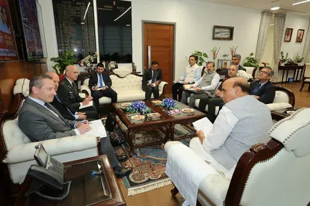 Israel defence chief meets Rajnath Singh, pledges deeper India-Israel strategic ties