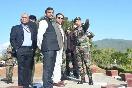 Top MHA official reviews security, infrastructure along India-Myanmar border in Manipur 