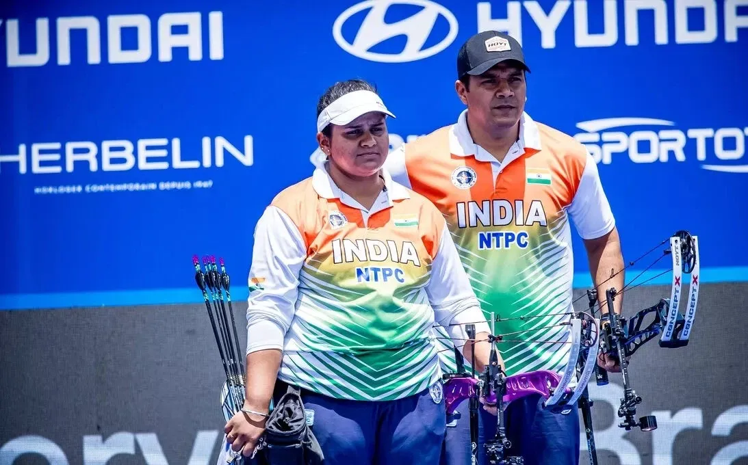 Did the top-seeded Indian compound archery mixed team lose to Korea in the World Games quarters?