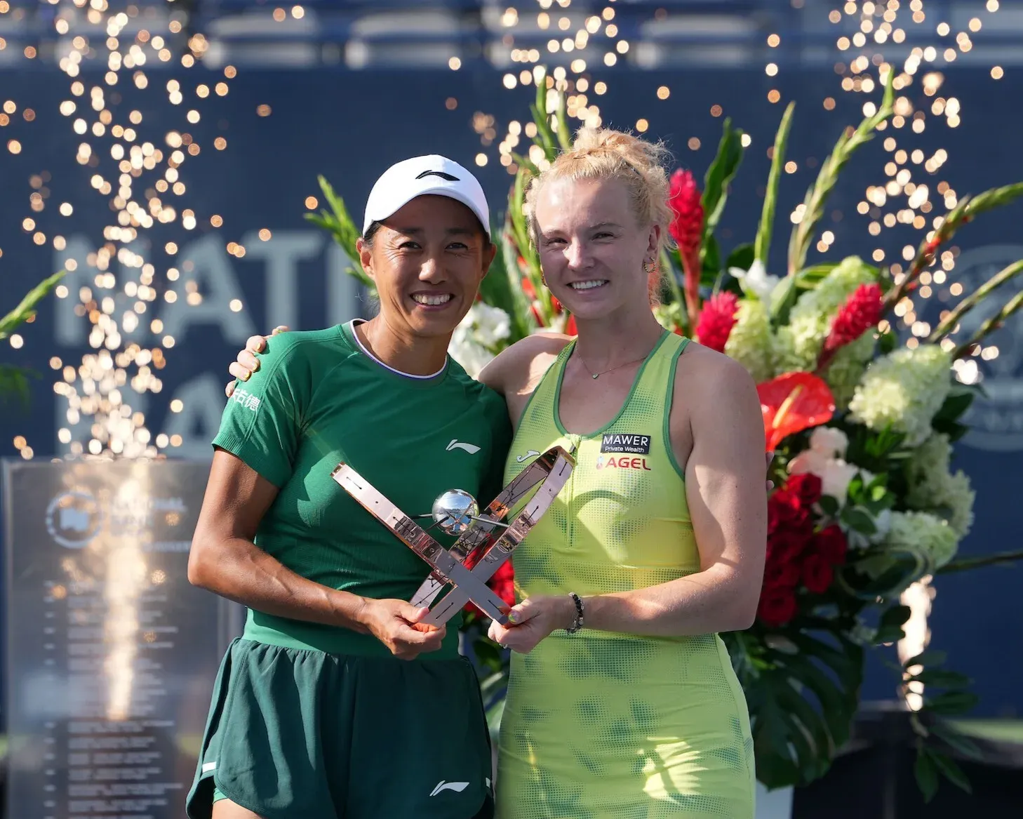 Siniakova and Zhang clinch Toronto WTA 1000 doubles title without dropping a set