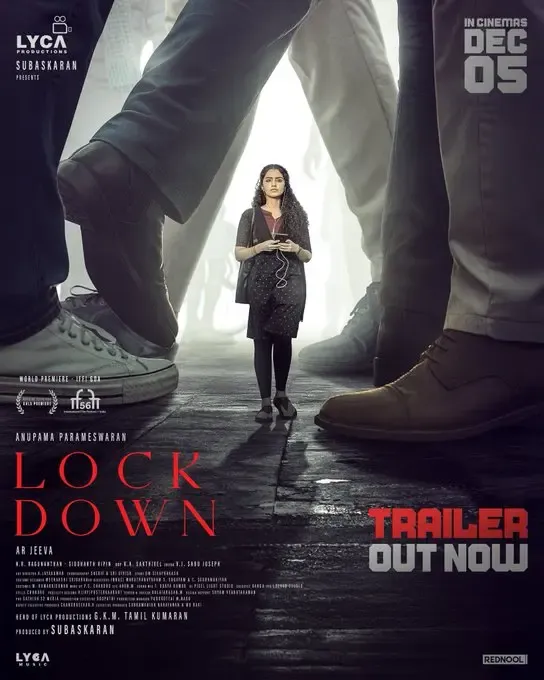 Trailer of Anupama Parameswaran's 'Lockdown' is grim, gripping!