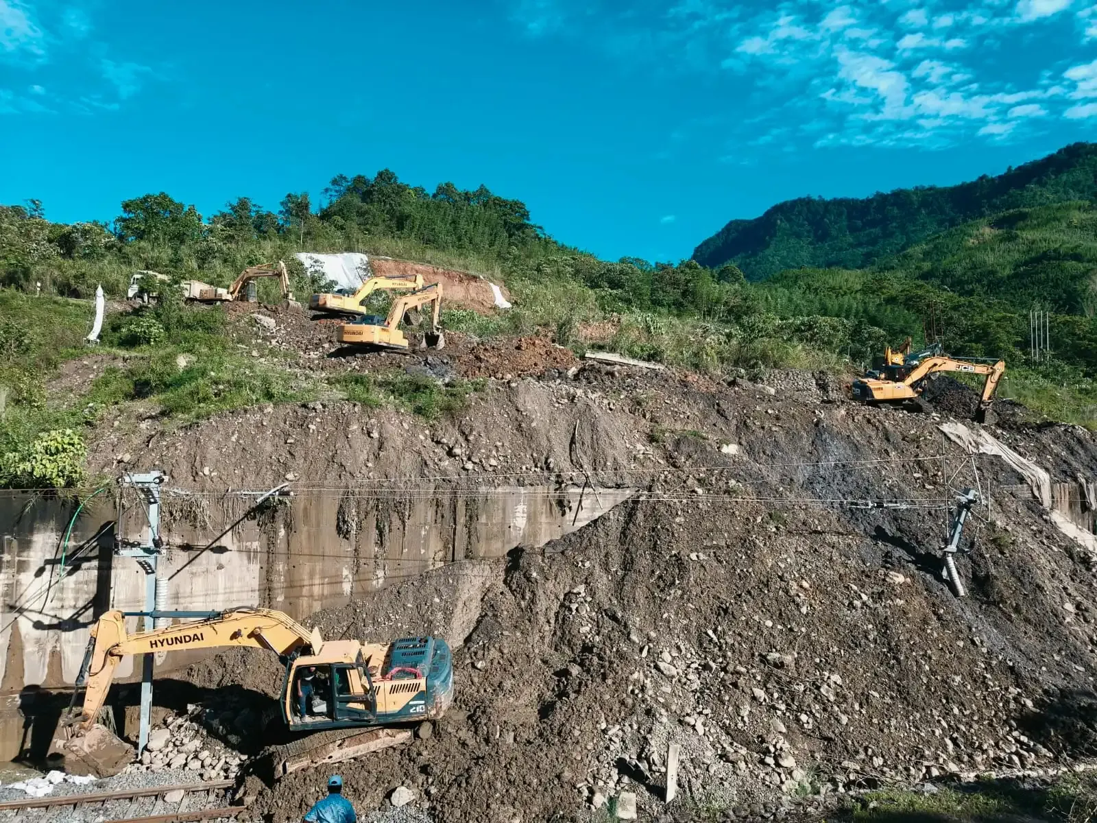 Are Train Services in NE Disrupted Due to Landslides?