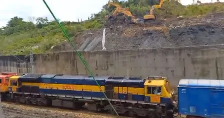 When will train services in NE resume after disruption?