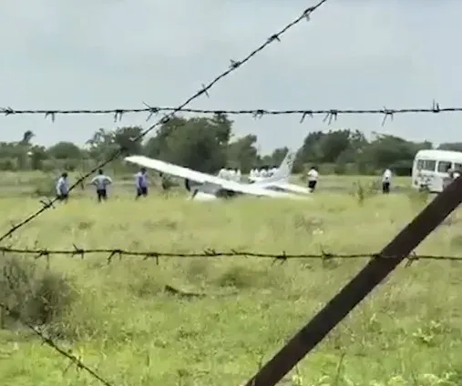Trainer aircraft crash-lands at Baramati airport; no injuries reported