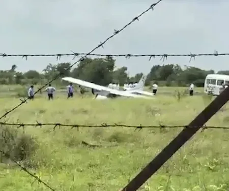 Trainer aircraft crash-lands at Baramati airport; no injuries reported