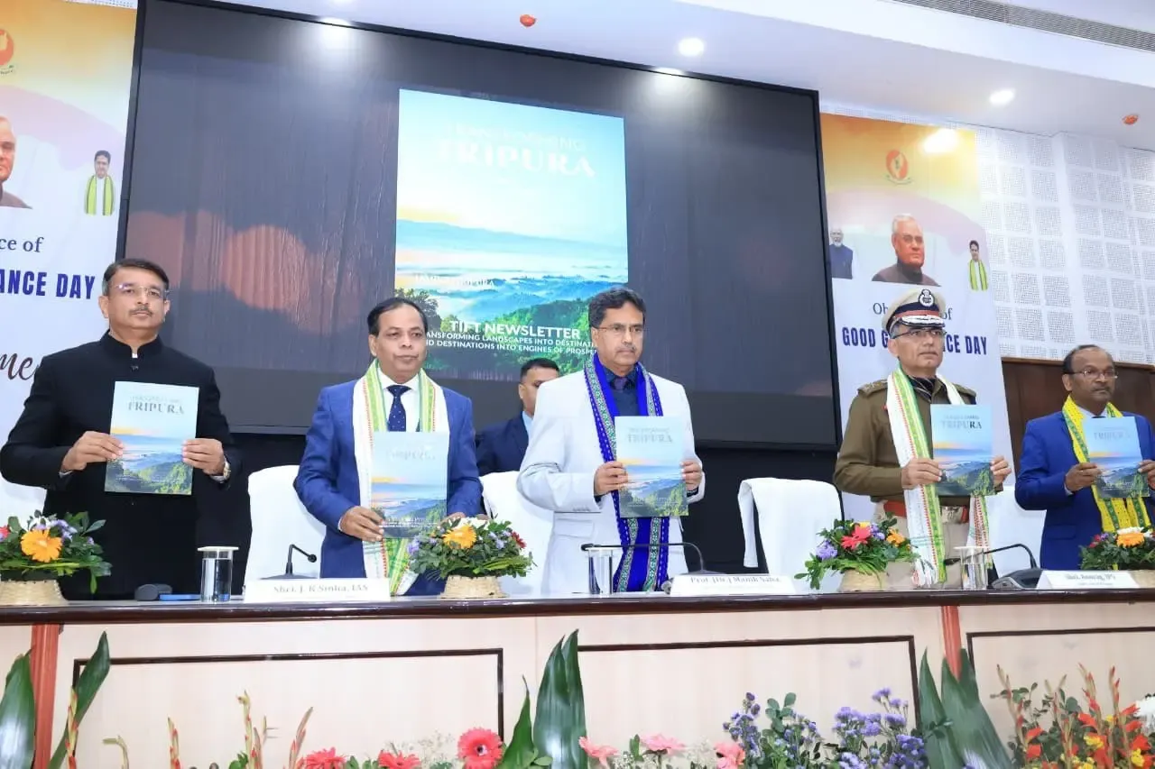 How has Tripura Achieved 347 National and Regional Awards for Good Governance?