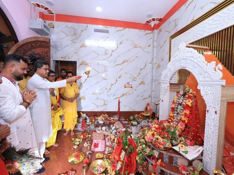 Tripura CM Manik Saha links faith, spirituality to social harmony at Bishalgarh temple