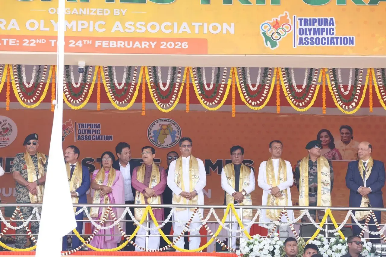 Tripura's CM Manik Saha Encourages Youth to Pursue Sports Alongside Education